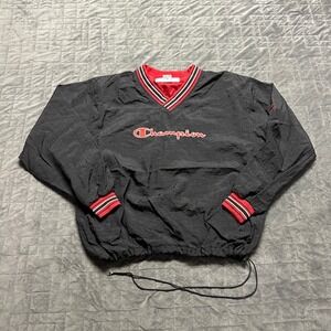 Vintage 90s Champion Pullover Windbreaker Embroidered